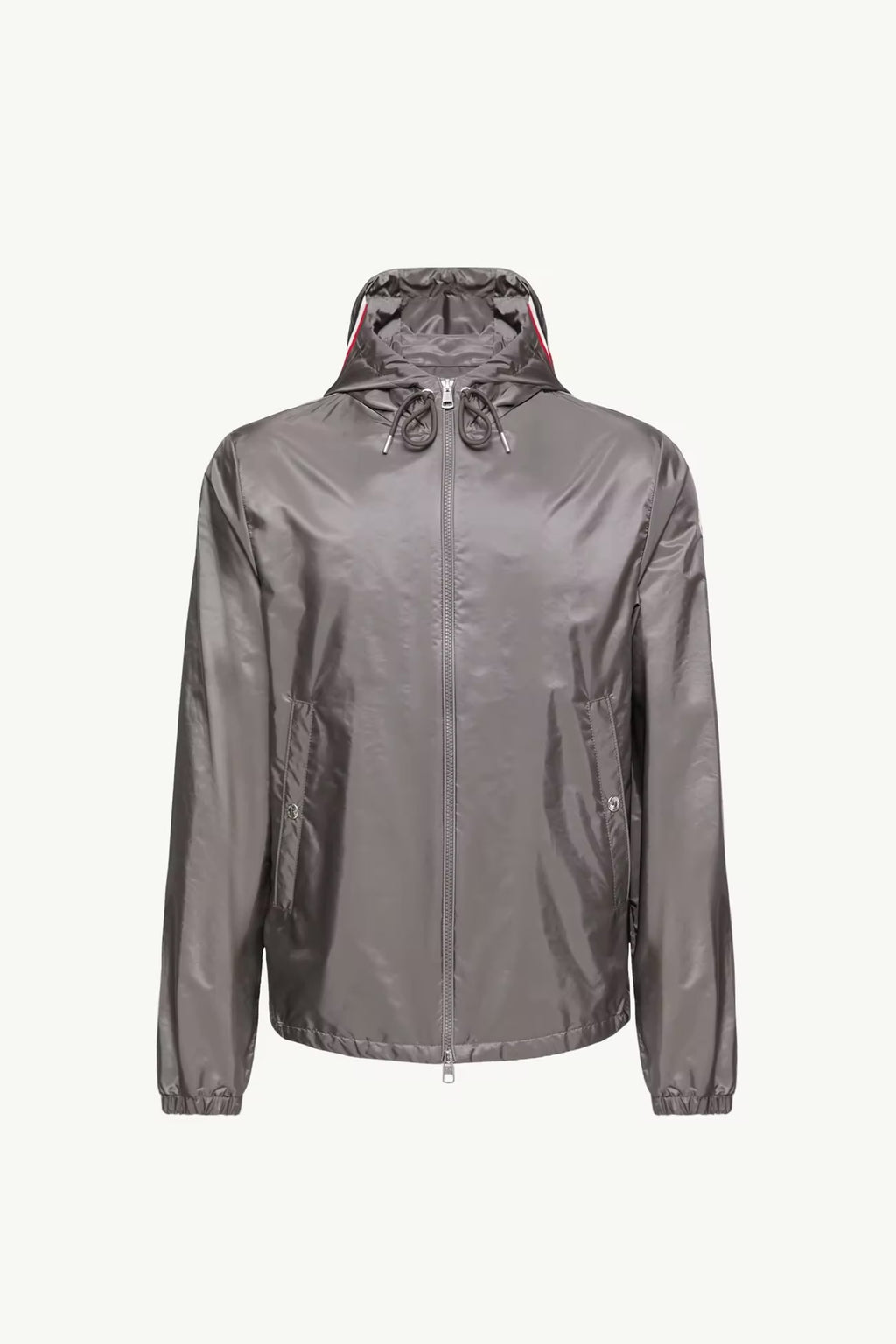 Moncler Grimpeurs Hooded Windbreaker Jacket Grey