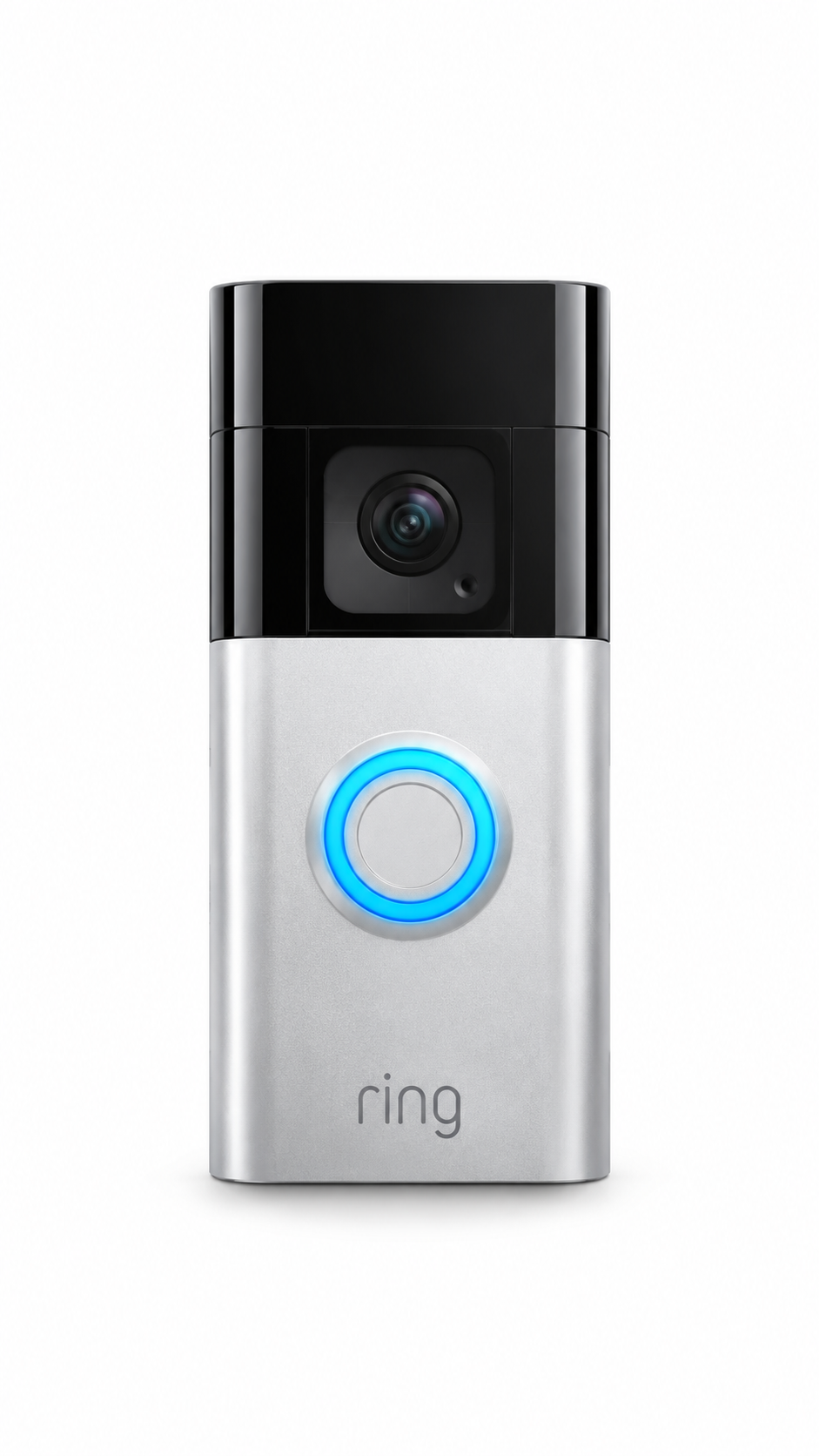 Ring Battery Doorbell Plus 1536p HD WiFi Video Night Vision Camera Satin Nickel