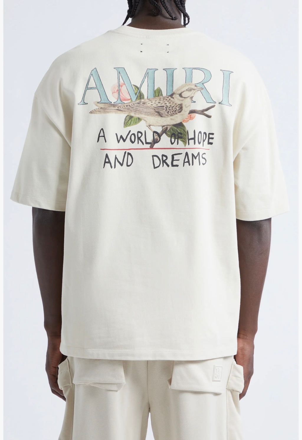 Amiri White Hopes And Dreams Graphic Print T-Shirt - Medium