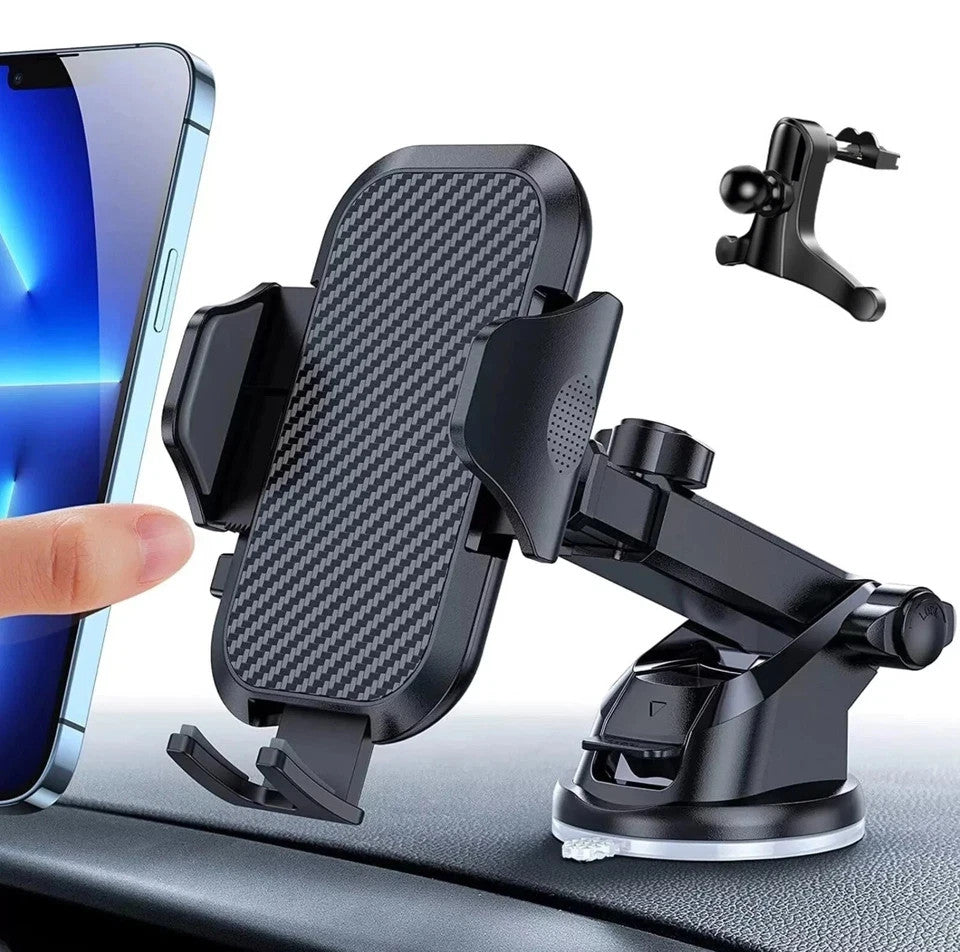Car Phone Holder Universal Mount Mobile iPhone Windscreen Dashboard or Air Vent - New 🏴