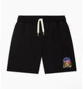 Casablanca embroidered l'arche du desert sweat shorts black🔍☑️