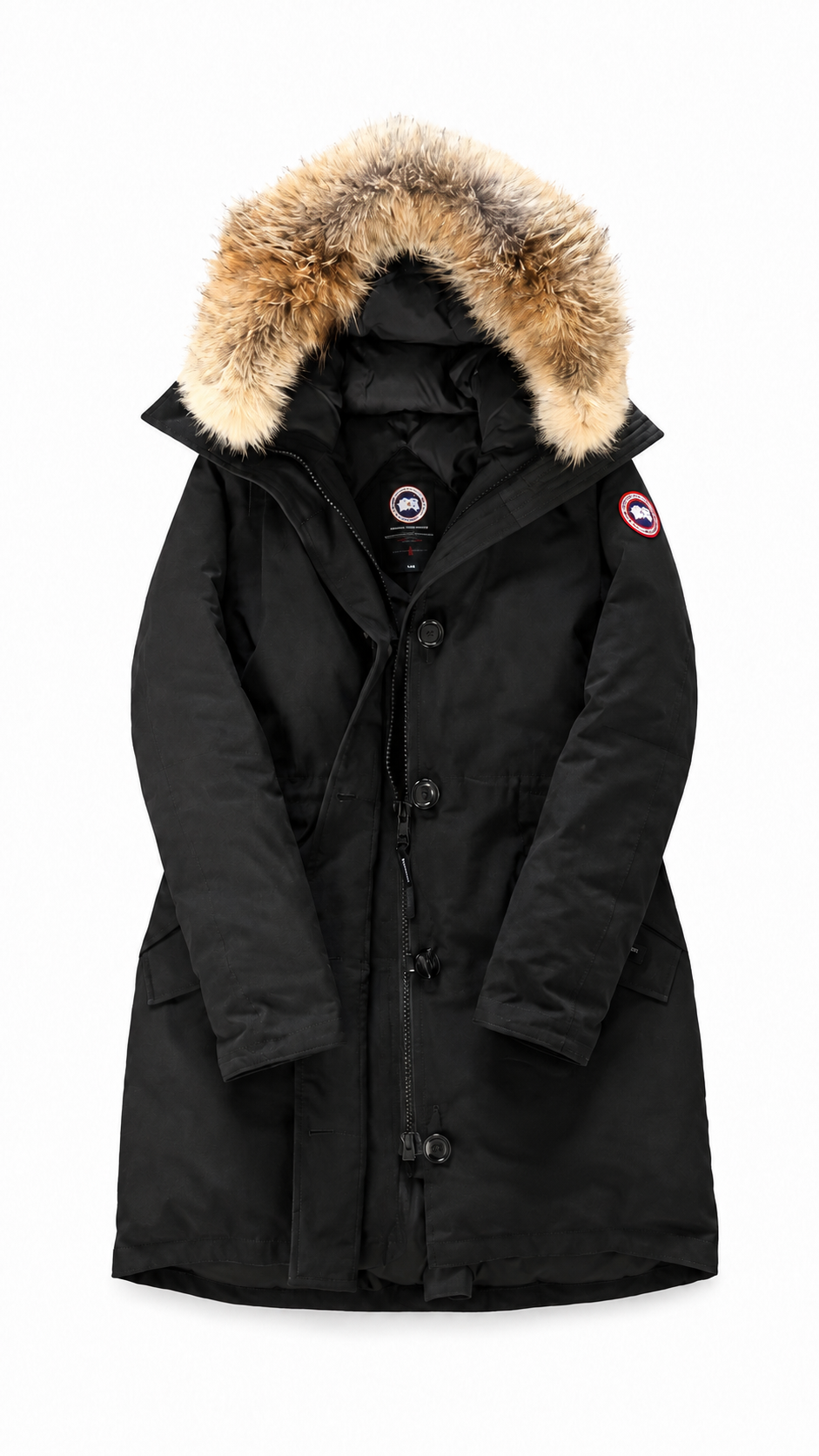 Canada Goose womens black Montebello parka down coat - Authenticity Guaranteed