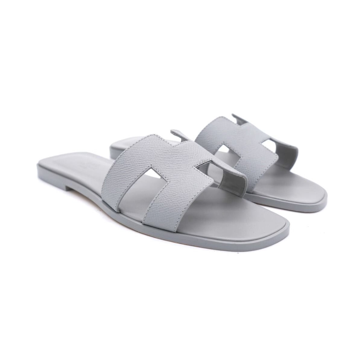 HERMÈS Oran Sandals Blue Glacier Brand New ☑️🏴