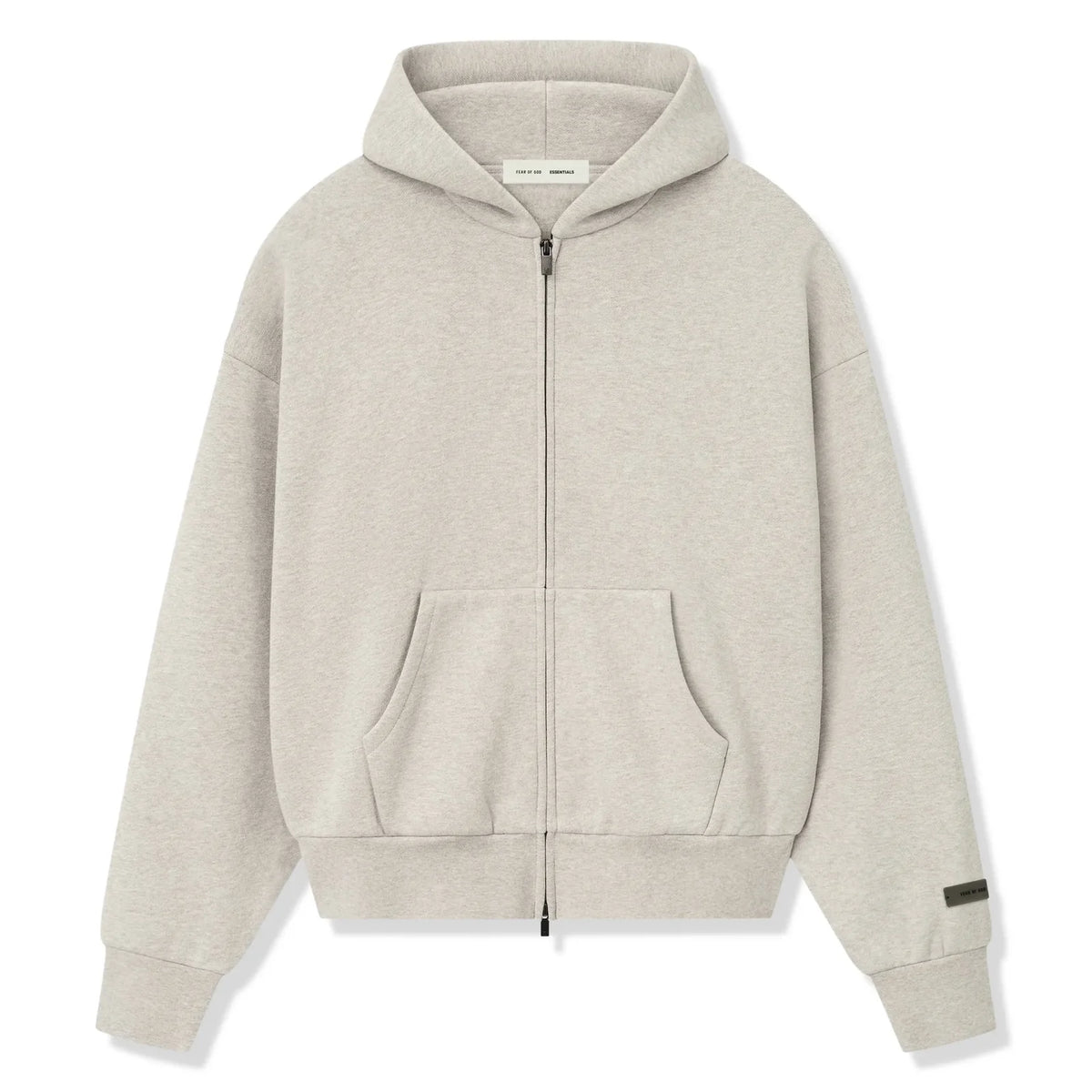 Fear Of God Essentials ‘Heather Stone’ Metalic Zip-Up Tracksuit (FW25)