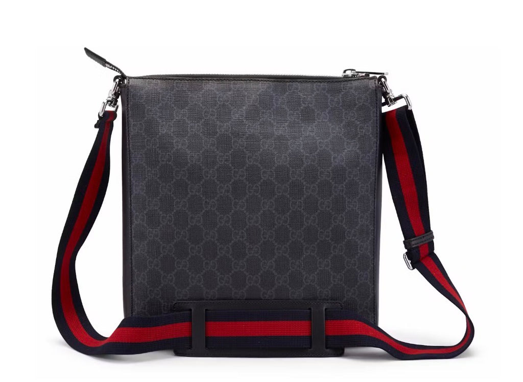 Gucci GG Supreme Canvas Messenger Bag Black/Red