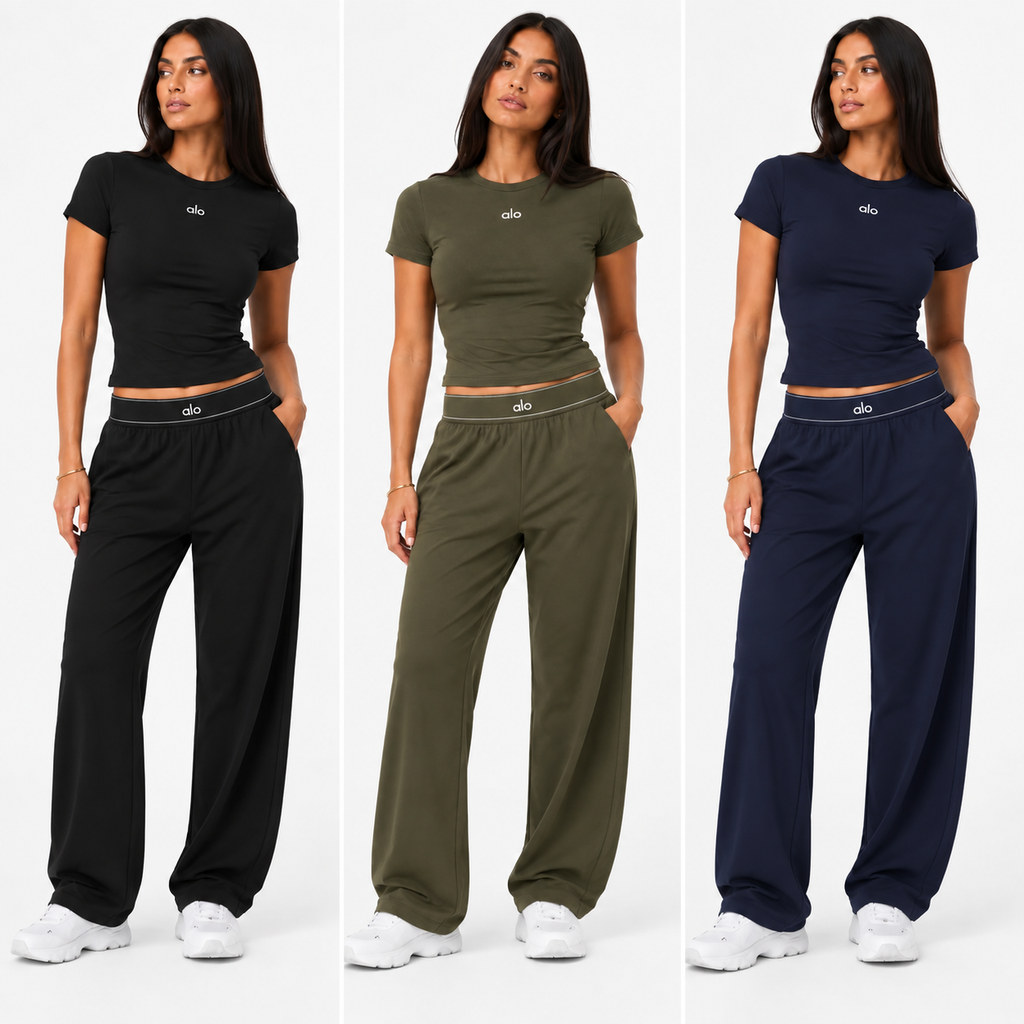 Alo Suit Up Set | Navy / Black / Green