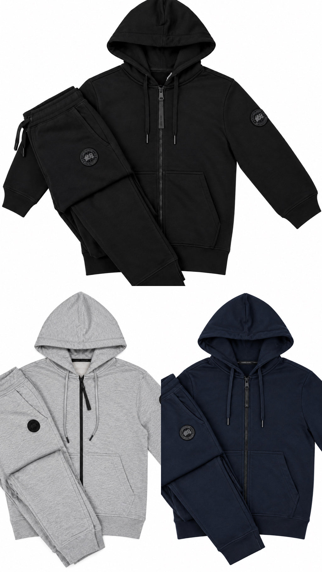 Canada Goose Full Zip Tracksuit Black Badge