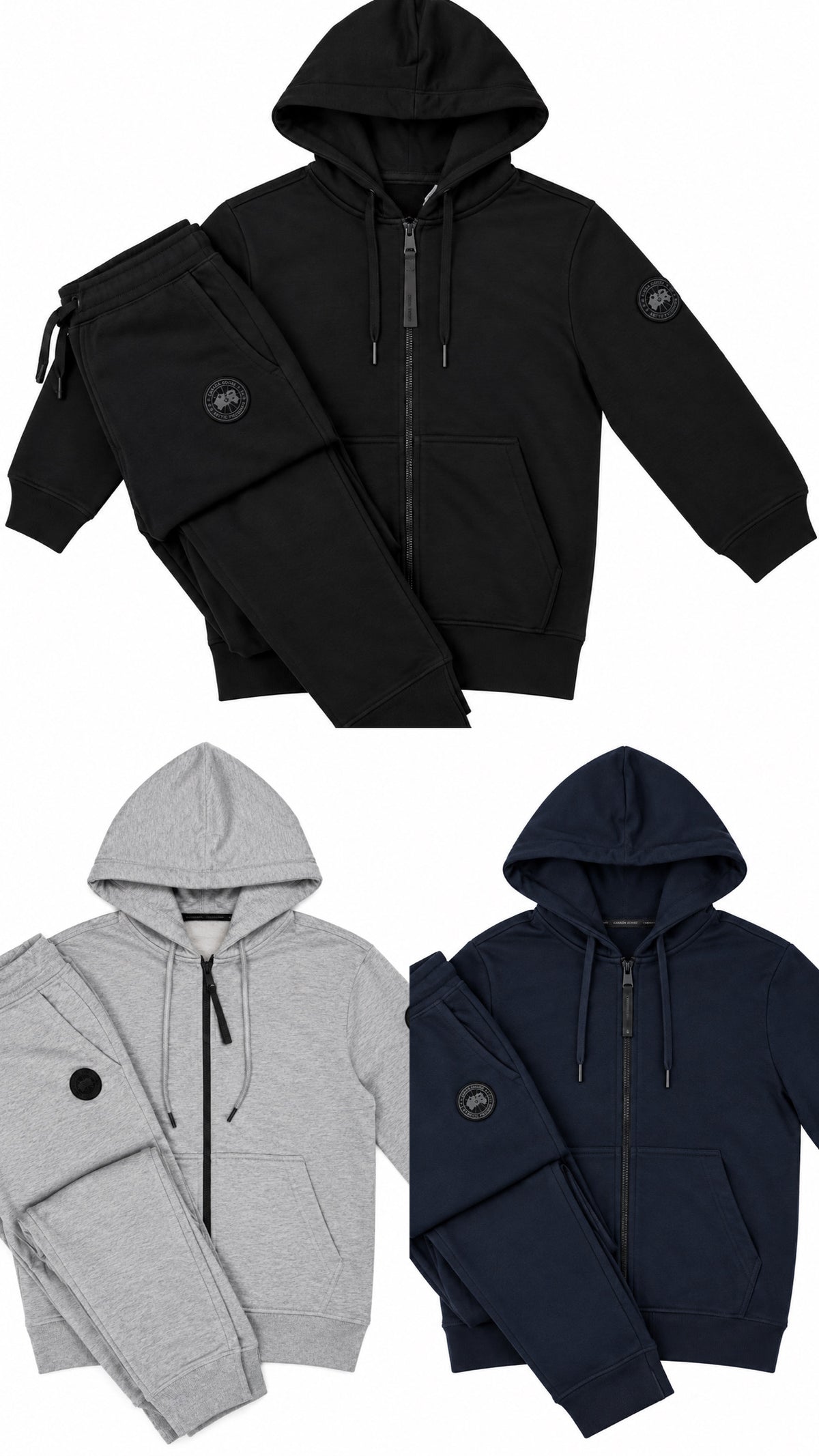 Canada Goose Full Zip Tracksuit Black Badge