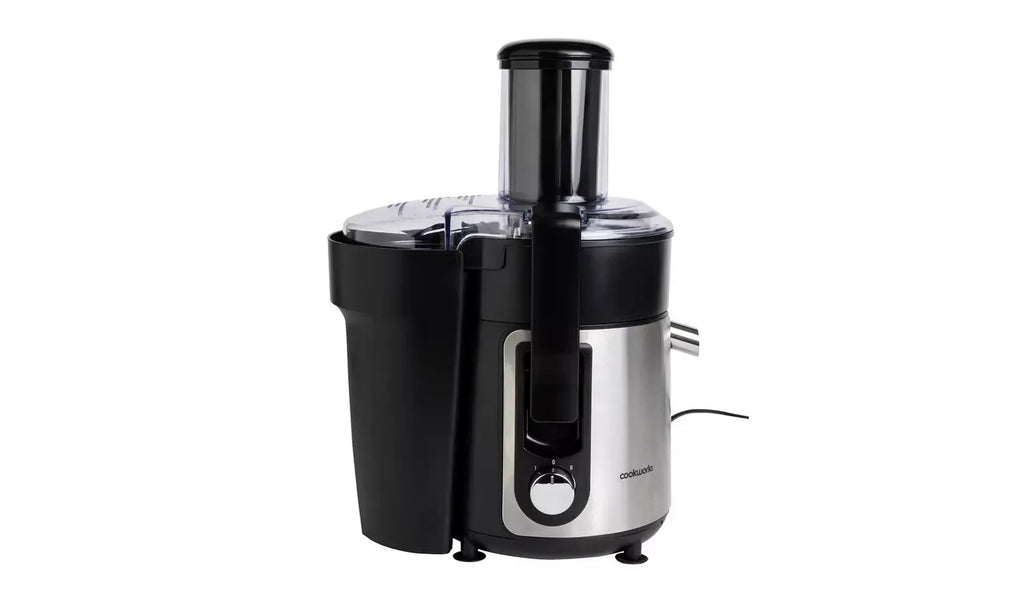 Cookworks 800W Juicer Fruit Vegetable Extractor 1L 2 Speed Black - Like new 🏴