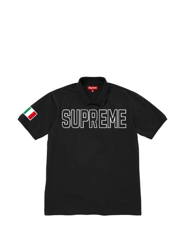 Supreme Twill Appliqué Polo Shirt✔️