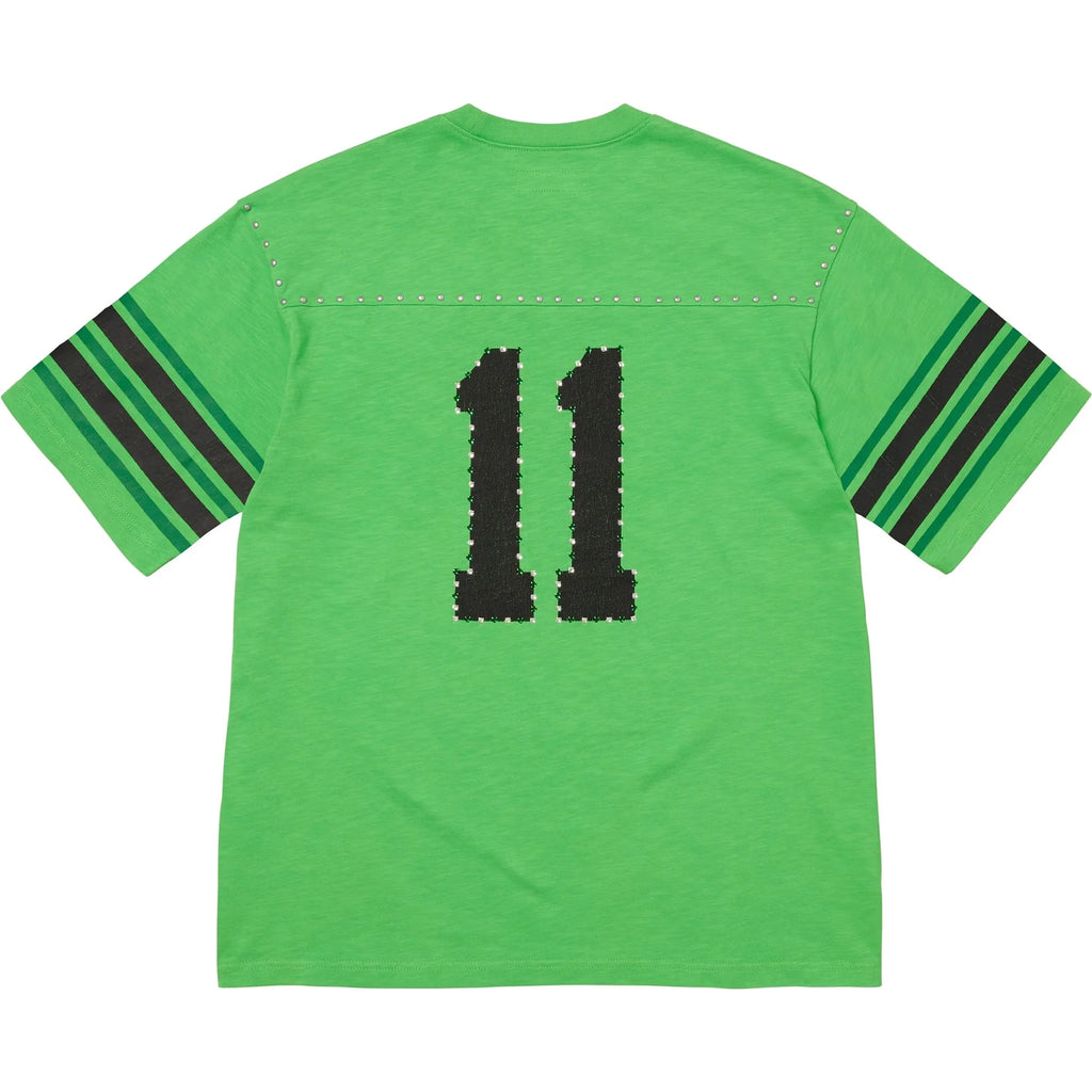 Supreme Studded Football Top Green Size Small✔️