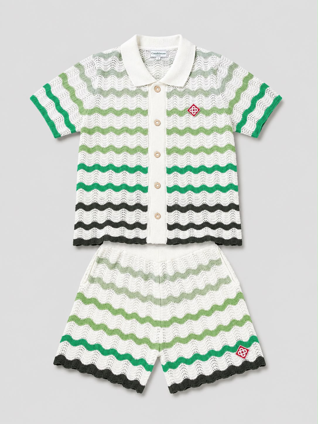 Casablanca Knit Shorts Set