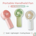 Mini Handheld Fan Portable Fold Desk Cooler Cooling USB Rechargeable 4000MAH - New 🏴