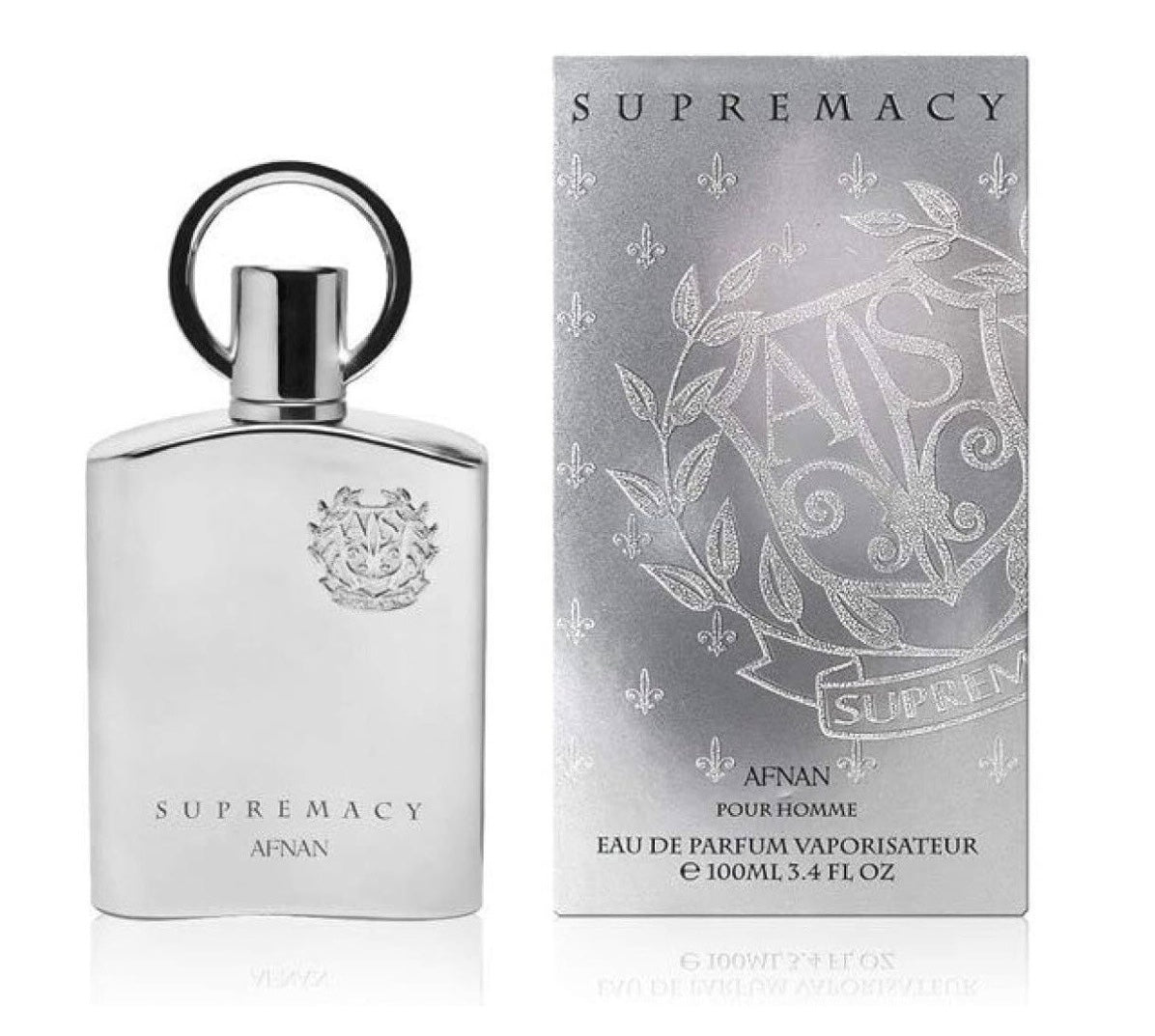 Afnan supremacy silver EDP Men 100ml | Long-Lasting Woody - BRAND NEW