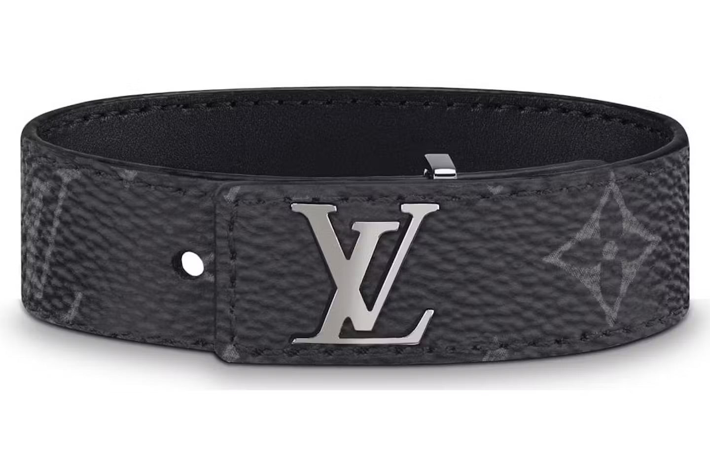 Louis Vuitton LV Slim Bracelet Monogram Eclipse Black