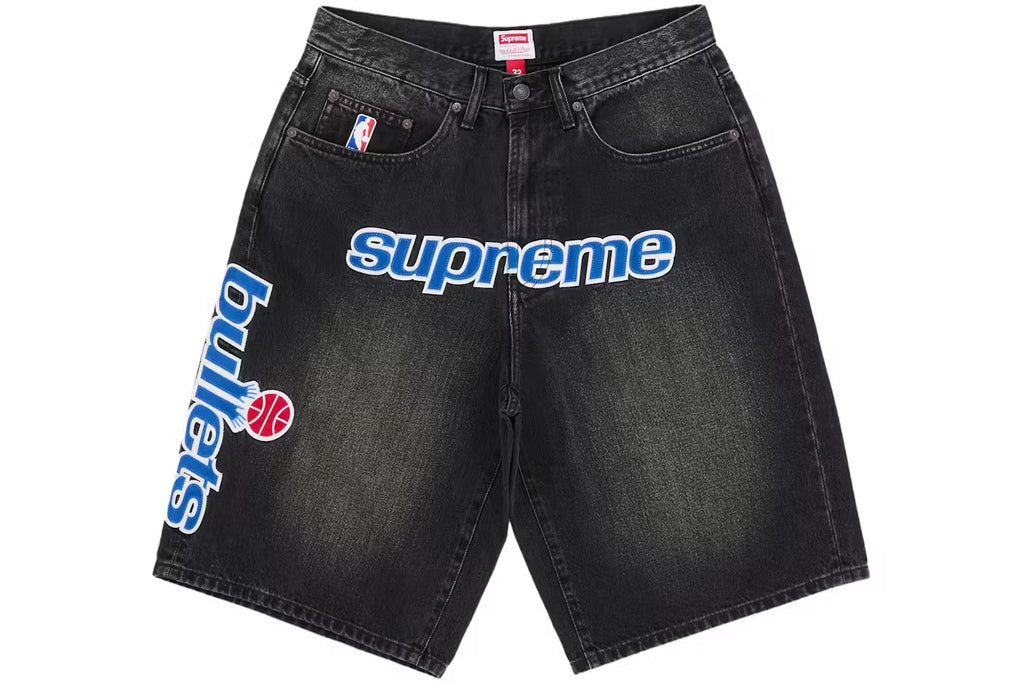 Supreme Mitchell & Ness Washington Bullets Baggy Denim Short