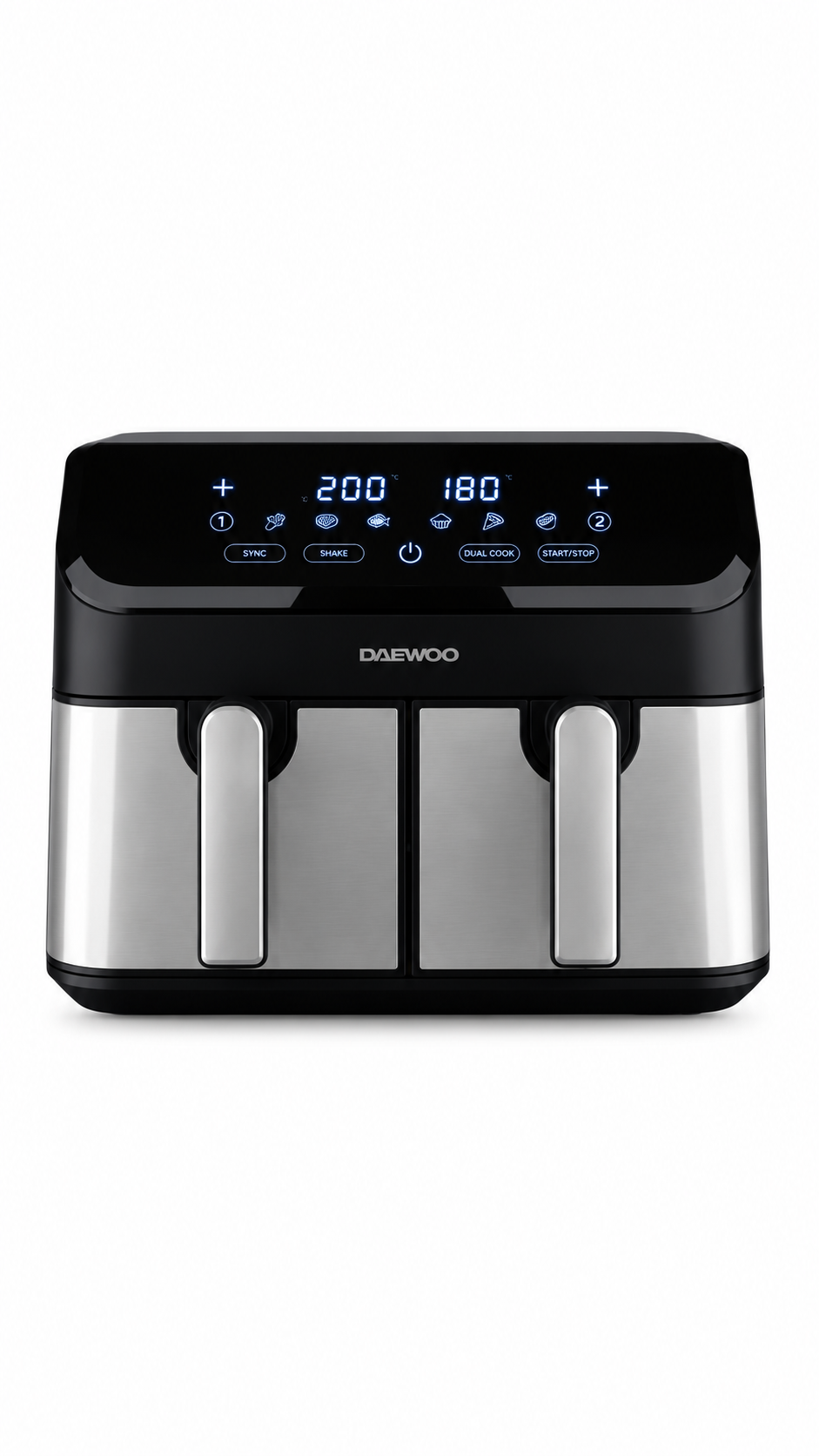 Daewoo Double Drawer Air Fryer 9L