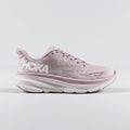 Hoka Clifton 9 Running Trainers Dusty Pink & White 🏴☑️