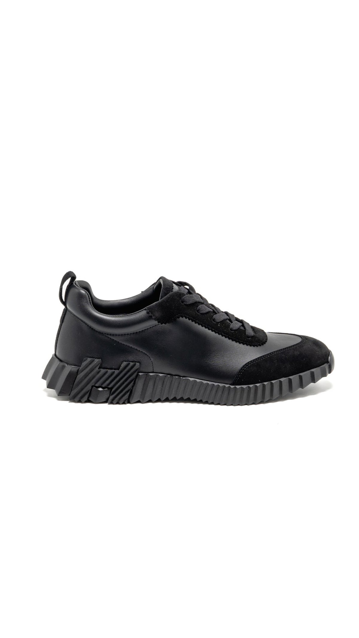 Hermes Bouncing Sneakers Black Leather