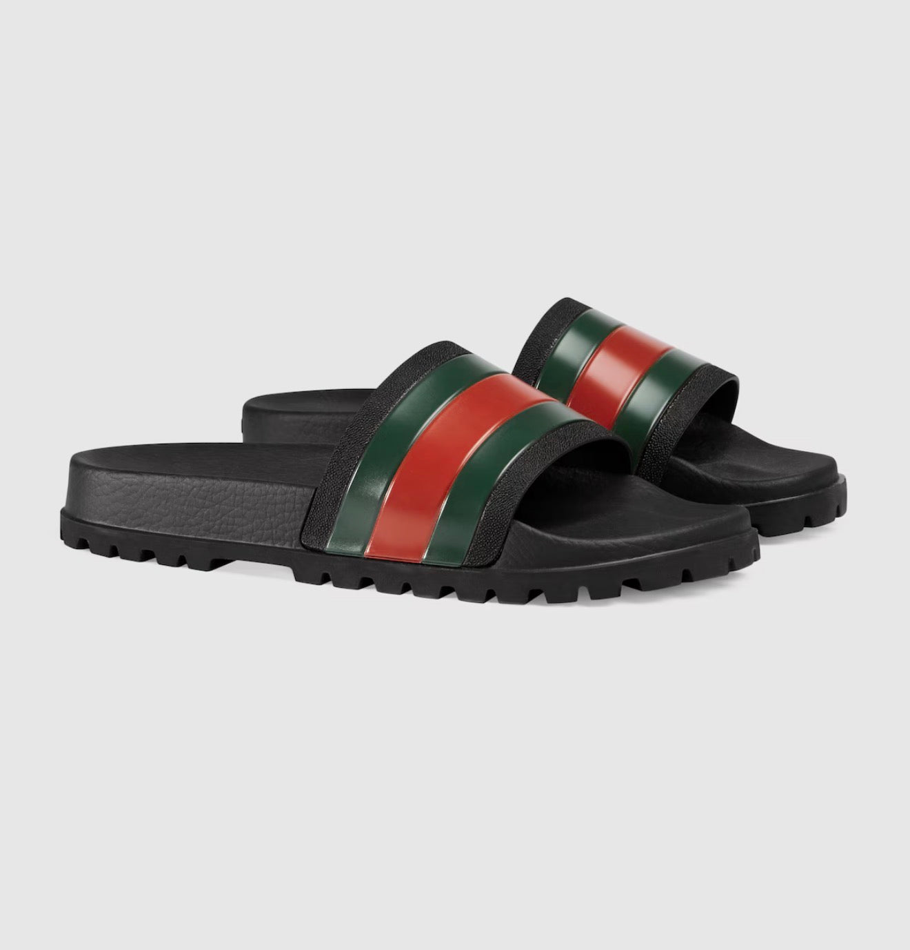 Gucci Men's slide sandal with Web
