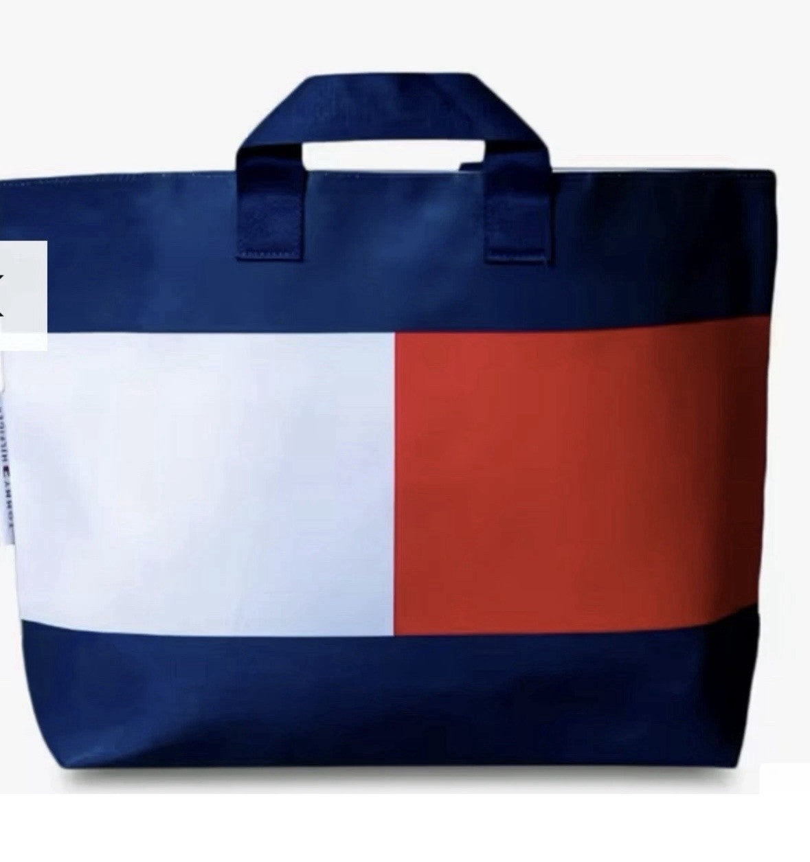 Tommy Hilfiger Versatile Tote Bag with long handles in Navy Blue Red And White - New 🏴
