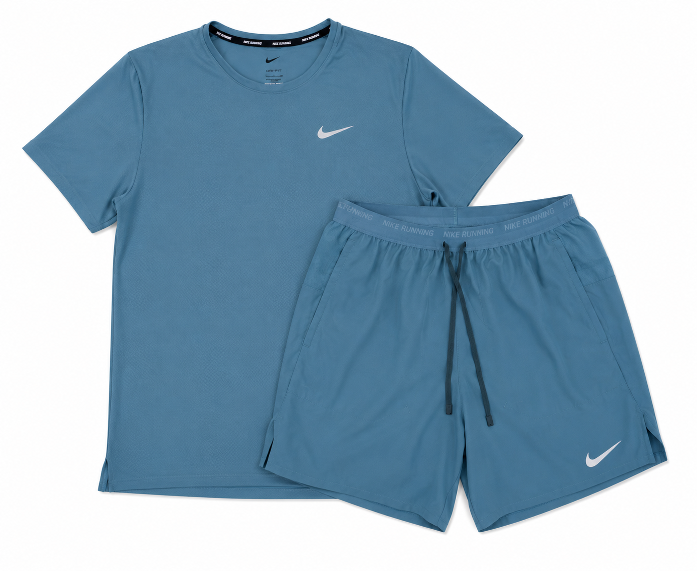 Nike Mens Top And 7” Shorts Blue Set - Pre owned 🏴