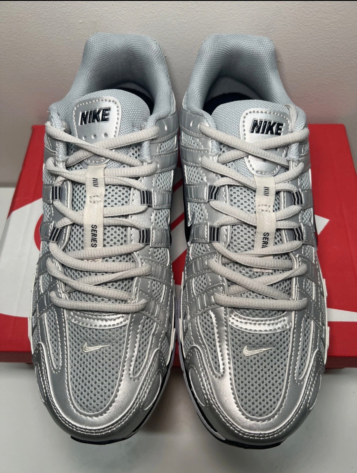 Nike P-6000 Silver Argent - All Sizes - Brand New⚫️