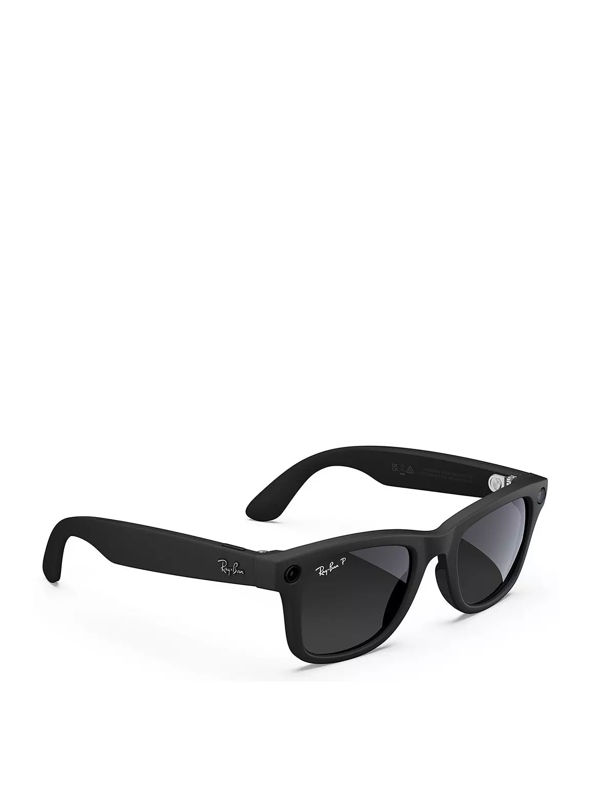 RAY-BAN Meta Wayfarer Glasses, Matte Black, Polarized Gradient Graphite - used 🏴☑️