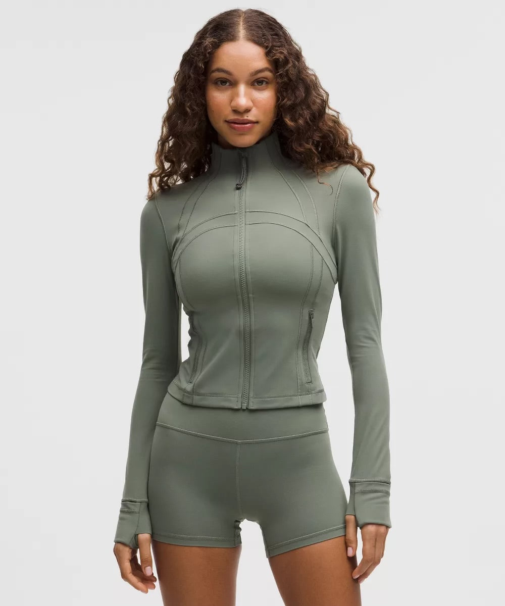 Lululemon Define Cropped Jacket Nulu - green - New 📲