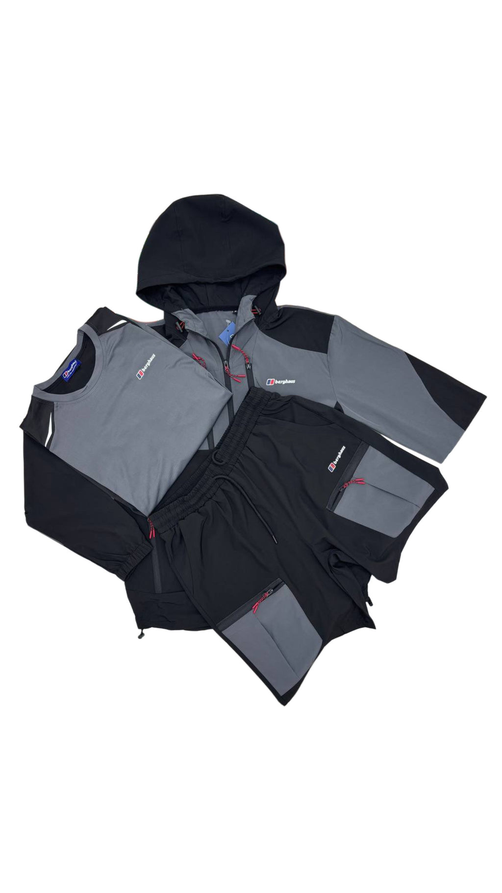 Berghaus Tracksuit Shorts Sets With Shirt