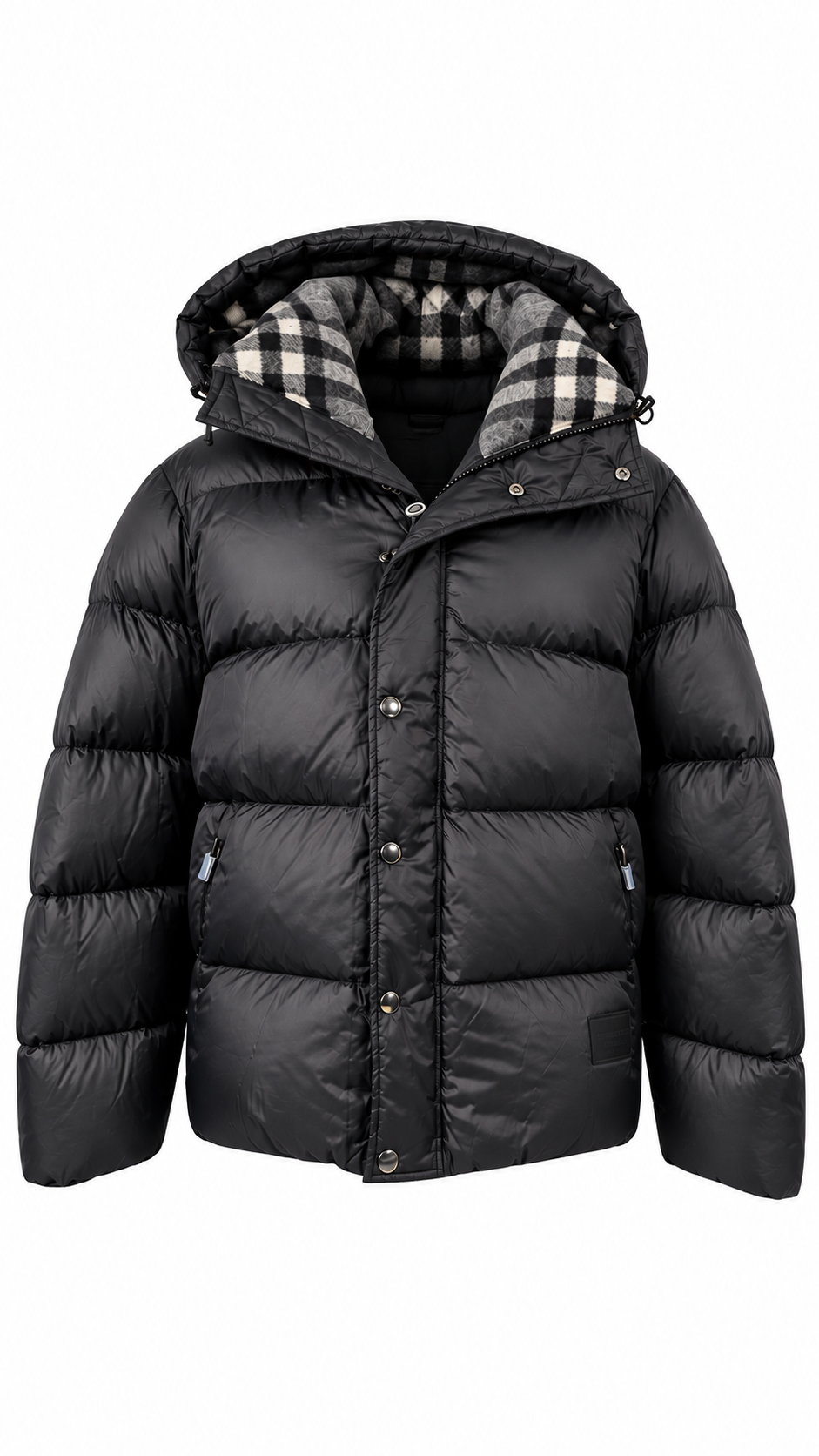 Burberry Halsby Black Puffer Down Jacket - Authenticity Guaranteed