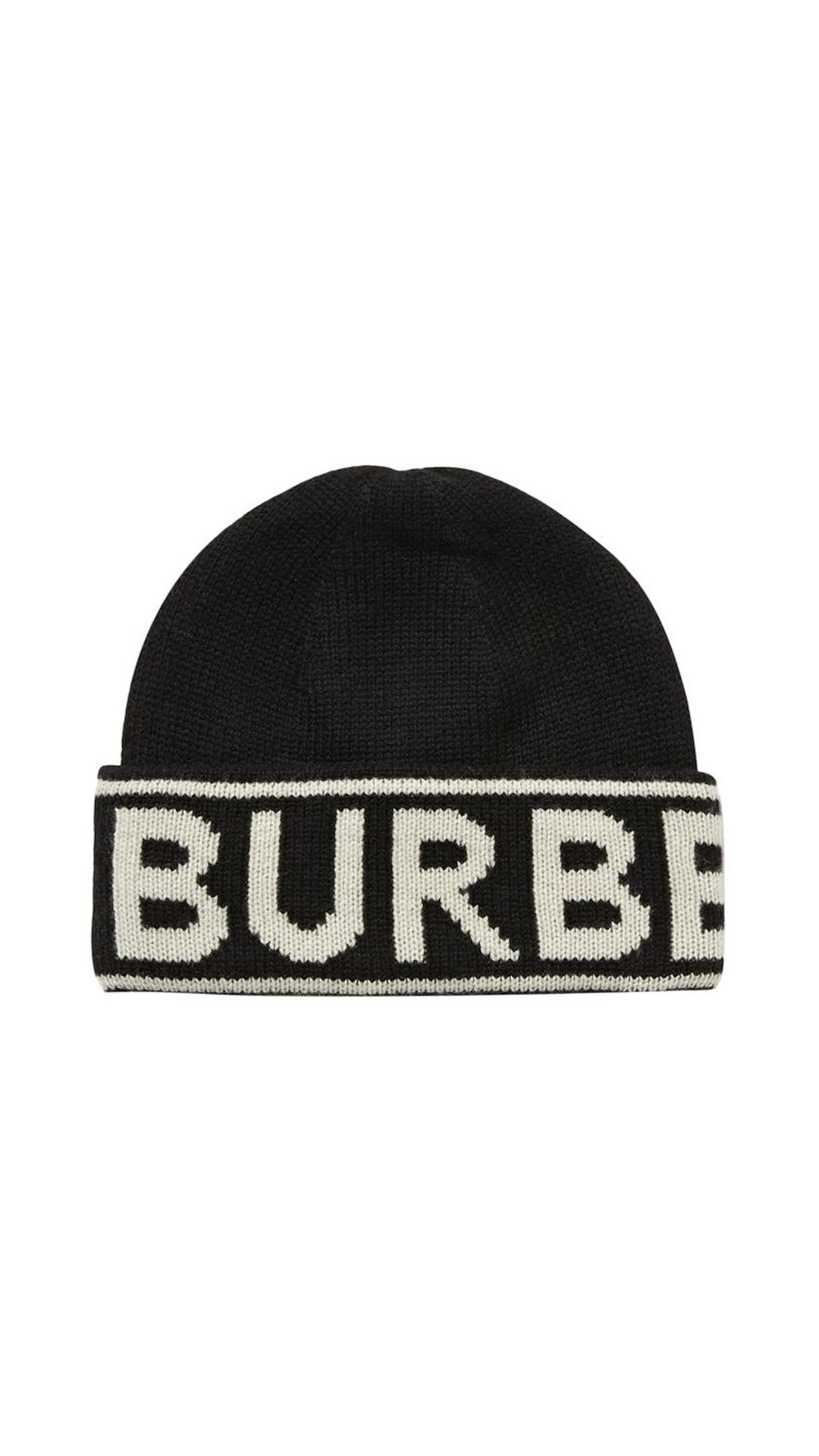 Burberry Cashmere Beanie - Black
