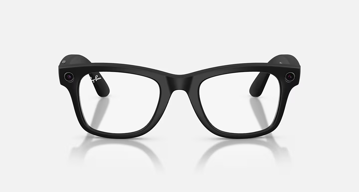 RAY-BAN META WAYFARER GEN 2 RW4012 MATTE BLACK CLEAR STANDARD SIZE NEW  🏴