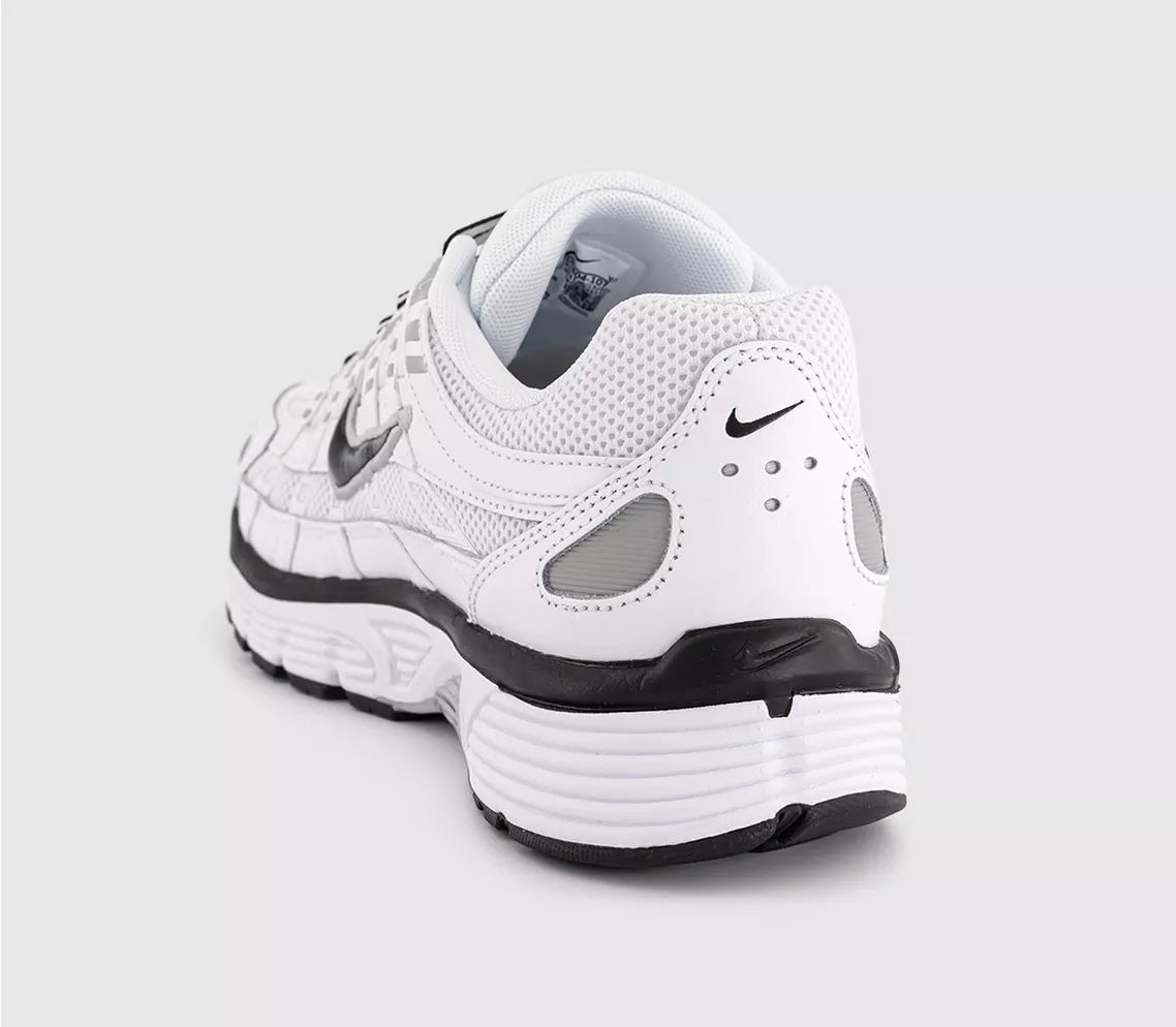 Nike P-6000 White Black Metallic Silver - New 🏴