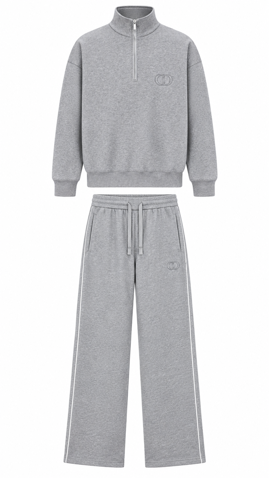 Dior CD Icon Relaxed Grey Tracksuit