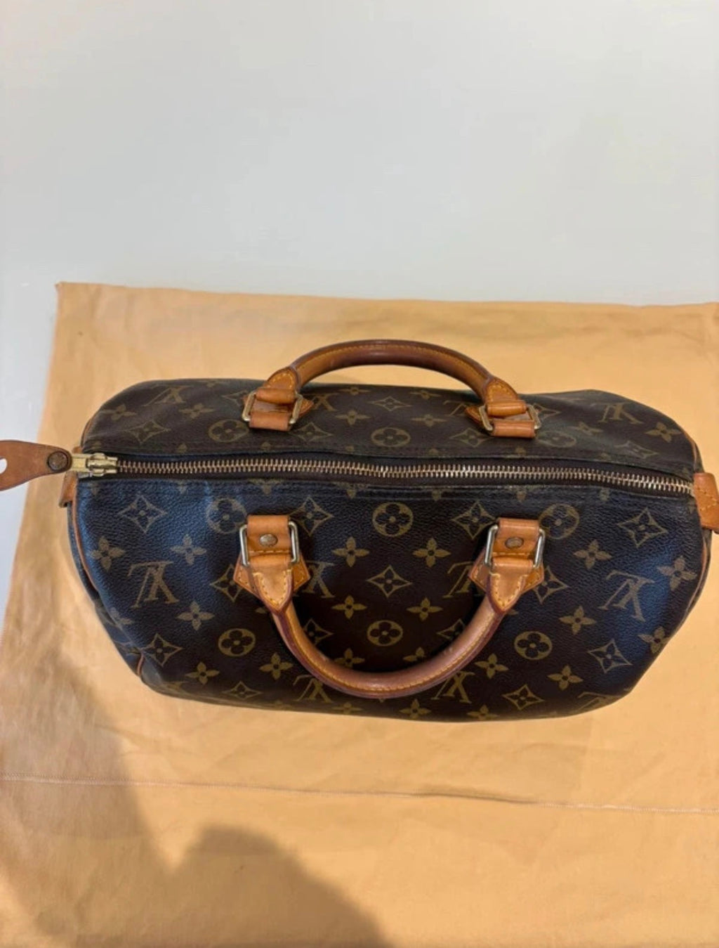 Louis Vuitton Speedy 30-Monogram canvas with dust bag⚫️☑️