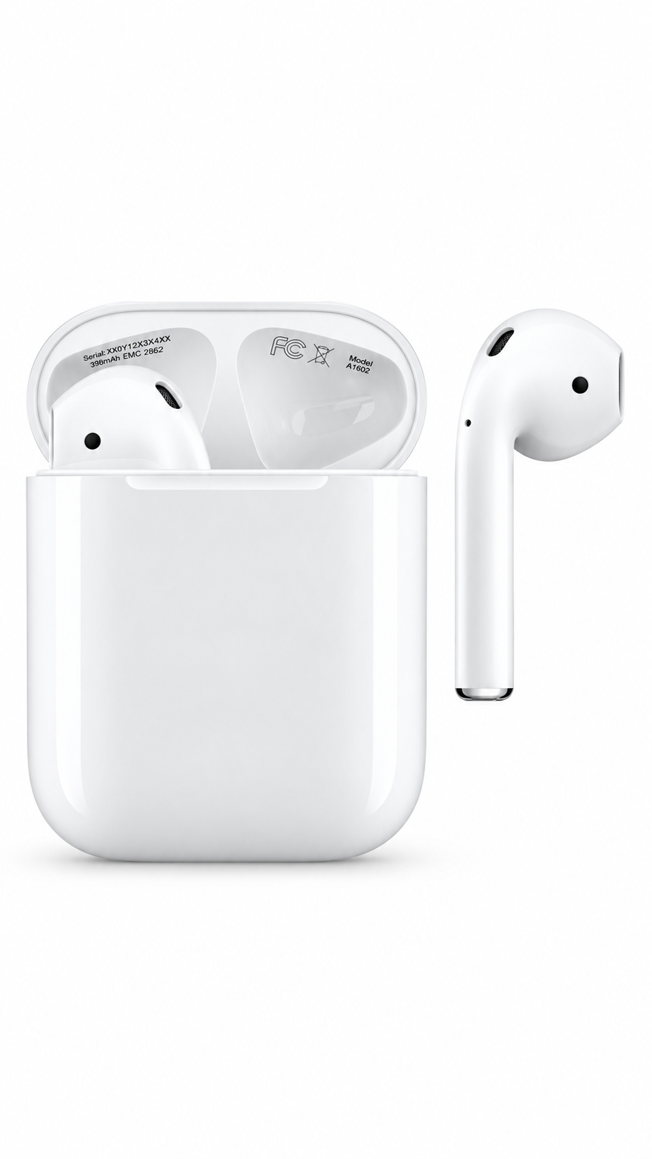 Apple AirPods 2nd Generation with Wireless Charging Case – (White)