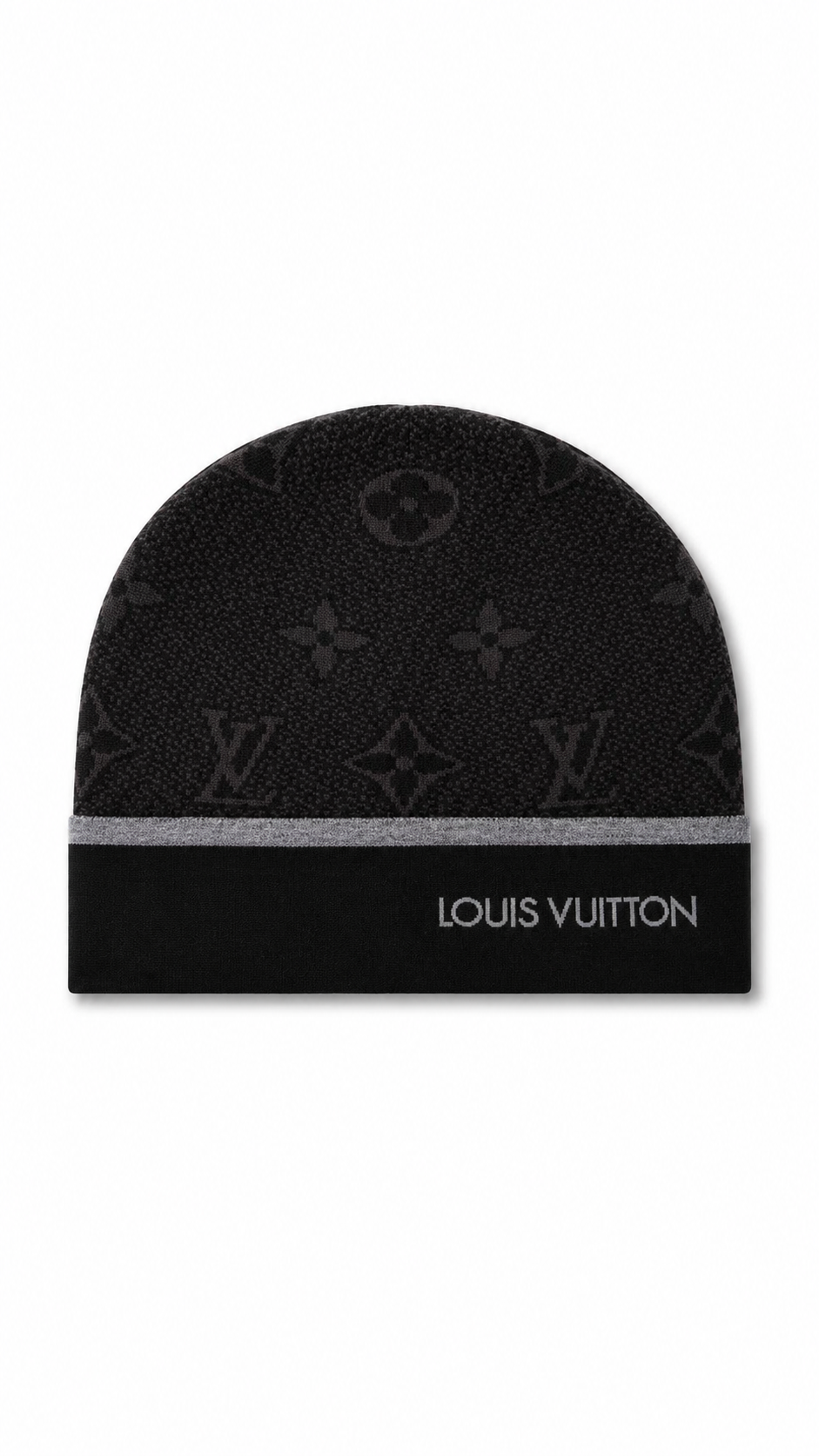 LV Monogram Eclipse Beanie Hat