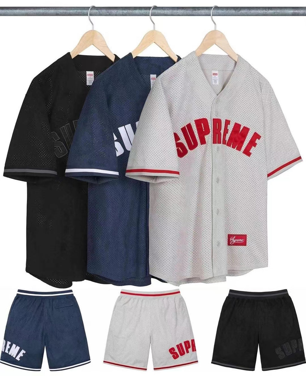 Supreme Mesh Shorts Set