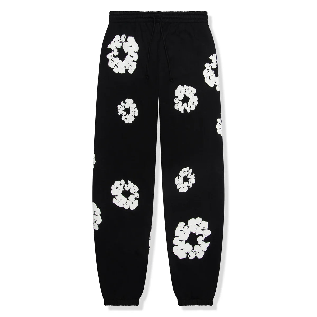 Denim Tears The Cotton Wreath Black Sweatpants