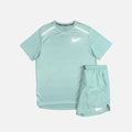 Green Nike Miler Dri fit Shirt and Shorts set - New