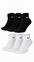 Nike Socks 3 Pack Ankle Everyday Lightweight Sports Gym Socks - Authenticity Guaranteed