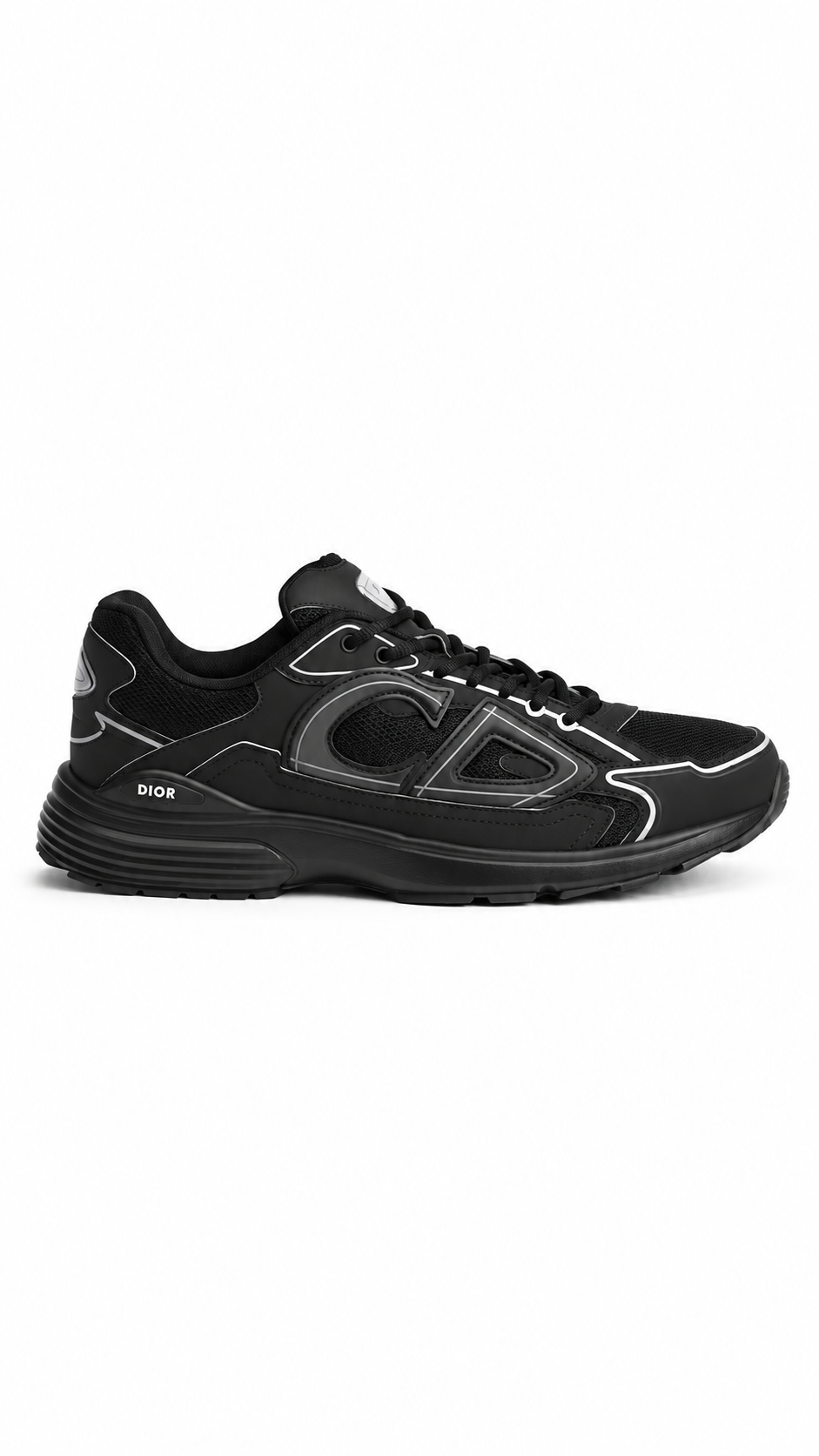 Dior B30 Countdown Sneaker Black Reflective - Authenticity Guaranteed