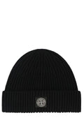 Stone Island Black Beanie