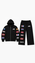 Bottega Desires Patch Logo Tracksuit Black