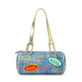 Von Dutch Denim Barrel Bag