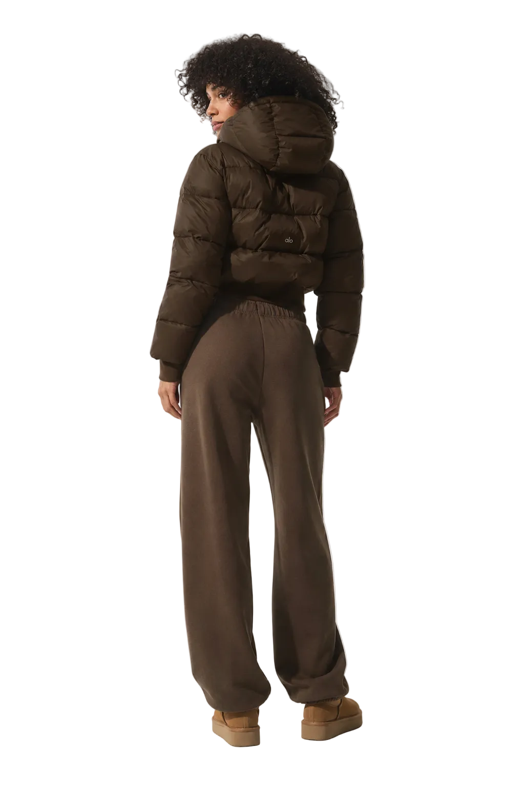 ALO Foxy Puffer Jacket - Brown