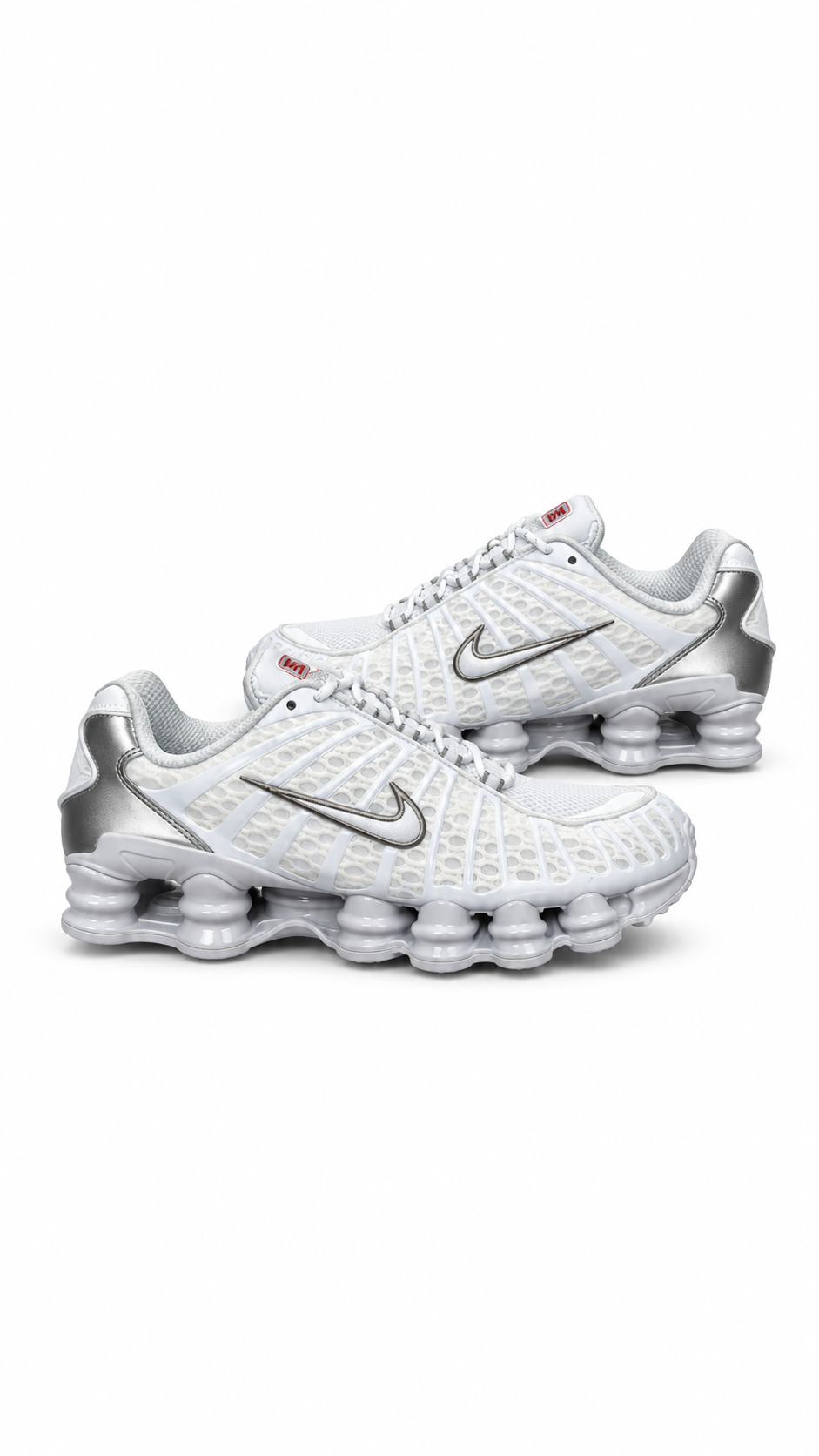 Nike Shox TL White Metallic Silver