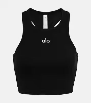 Alo Tank Crop Top - Black - Multiple sizes available 🌀