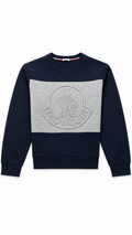 Moncler Men's Maglia Sweatshirt Navy - Authenticity Guaranteed